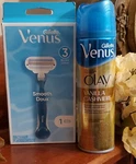 Gillette Venus Olay Vanilla Cashmere Gel Moisturizing 8OZ & Smooth Shaver New. Price: $21.50.
