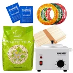 Waxness Necessities White Tea Cream Waxing Kit With 2.2 Lb Bag New. Price: $67.31.
