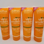 Alba Botanica Very Emollient Cream Shave Mango Vanilla, Set Of 4, 8 Oz Each New. Price: $20.49.