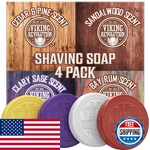 Viking Revolution Shaving Soap For Men - Shave Use Brush And New. Price: $19.86.