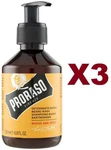 3PCS Proraso Wood And Spice Beard Cleanser 200ML Nuovo. Price: $34.70.