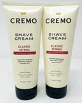 Lot Of 2 Cremo Shave Cream Classic Citrus Moisturizing Formula 6OZ Men's New. Price: $18.99.