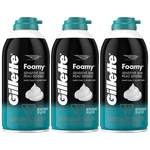 Pack Of 3 New Gillette Foamy Shave Sensitive 11 Ounce. Price: $33.99.