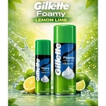 Gillette Foamy Lemon Lime Shaving Cream Refreshing 50G/175G New. Price: $21.50.