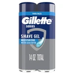Gillette Series 3X Action Shave Gel Twin Pack 7OZ Each Moisturizing Shaving New. Price: $8.37.