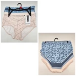 Nine West 5 Pack Women's Medium Cotton Logo Panties Navy Blue Cream Beige. Price: $29.95.