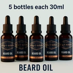 King C. Gillette Oil - Argan Moisturize And Soften Beard, 5 Bottles New. Price: $29.00.