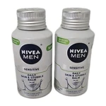 Two Nivea Men Sensitive Daily Skin & Stubble Balm Cedar Sage Scent 4.2 Oz New. Price: $35.80.
