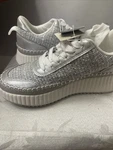 Universal Thread Gray And Cream Colored Sneaker With Memory Foam Insole New. Price: $12.80.