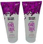 Not Your Mother's Curl Talk Defining Cream, For All Types 6 Oz - Lot Of 2 New. Price: $18.99.