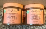 Shea Moisture Coconut & Hibiscus + Flaxseed Defined Styling Gel 15 Oz Lot Of 2 New. Price: $18.95.