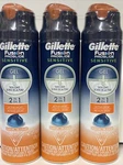 3 Gillette Fusion Proglide 2 In 1 Active Sport Shave Gel, Sensitive 6 Oz New. Price: $26.99.