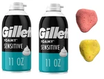 Gillete Shave Foam Sensitive+eleganceinlife Multifrutti Bath Bombs Pack Of 2 New. Price: $18.67.
