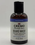 Cremo Thickening Beard Wash Cleanser Fuller Looking Gentle Daily Use 4 Oz New. Price: $16.95.