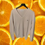Christian Dior Monsieur Vintage V-neck Sweater Cream Orlon Acrylic Mens Medium Pre-owned. Price: $115.00.