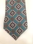 Christian Dior Monsieur Men's Necktie Green, Cream Maroon 56" X 3-3/4" Pre-owned. Price: $9.99.