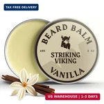 Striking Viking Beard Balm For Men - 2 Oz, Vanilla Scent Light Hold Moisturize New. Price: $15.07.