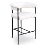 Meridian Furniture Malin Cream Vegan Leather Counter Stool (set Of 2) New. Price: $346.06.