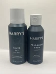 Harrys Post-shave Balm With 3.4 Oz And Gel W/aloe 2 Fl New. Price: $24.16.