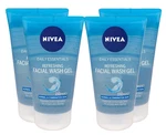 Beiersdorf Nivea Daily Essentials Refreshing Facial Wash Gel 5.07 Oz Set Of 4 New. Price: $40.99.