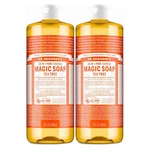 Dr. Bronner's Pure-castile Tea Tree Soap 32 Oz 4-PACK Vegan New. Price: $61.75.