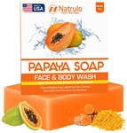 Natrulo Papaya Soap Face & Body Wash Skin Brightening Bar For Dark New. Price: $12.65.
