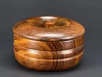 Handmade Wooden Shaving Soap Bowl / Mug With Lid Cover For Muhle New. Price: $24.99.