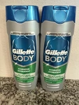 2 Lot Gillette Body Hydrator Wash Men's Dry Skin Relief 16OZ New. Price: $88.99.