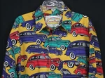 Vtg Code Bleu Shirt Car Automobile Print Gear Head Classic Retro Mens Cotton Pre-owned. Price: $21.59.