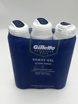 Gillette Sensitive Plus Shave Gel Island Breeze Lot Of 3 Net Wt 7 Oz Ea / 21 New. Price: $20.00.