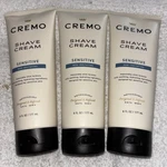 3 Cremo Sensitive Shave Cream Astonishingly Superior Ultra Slick Shaving New. Price: $29.99.