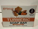 Natrulo Turmeric Soap Bar, All Natural, Brightening, Scented, 2 Pack 5OZ New. Price: $12.00.