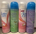 Pack Of 4 Gillette Satin Care Shave Gel With Silk-dry Skin. 7 Oz. Discontinued New. Price: $98.10.