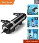 Uv Lights For Outdoor Ponds 9W Small Light, 2113-GAL Capacity, 1500L/H... New. Price: $100.77.