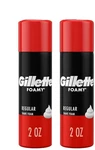 Gillette Foamy Regular Shave Cream 2 Oz Travel Size Pack New. Price: $8.99.