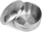 Stainless Steel Shaving Soap & Cream Bowl With Lid Three-walls Heat Preservati New. Price: $21.86.