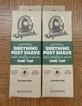 2X Dr. Squatch Pine Tar Natural Post Shave For Men 2.5 Fl Oz New. Price: $16.99.