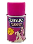 Sc Johnson Wax Crazylegs Moisturizing Shave Shaving Gel Prop Can Display 2 Oz New. Price: $19.99.