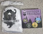 Outdoor Beards Balm 4-PACK Set W/ Bib Men's Grooming Samples .5 Oz New. Price: $14.96.