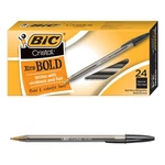 Bic Cristal Xtra Bold Ball Pen, 1.6MM, Black, 24 Pack New. Price: $8.99.