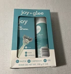 Joy + Glee Shaving Kit 1 Razor 2 Cartridges Gel - Green Cucumber Aloe New. Price: $12.50.