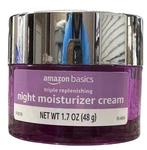 Amazon Basics Triple Replenishing Moisturizer, Night Cream, 1.7 Ounces, 1-PACK New. Price: $14.99.
