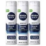 3-PACK Nivea Men Sensitive Shave Gel With Vitamin E, Soothing Chamomile 7 Oz New. Price: $19.99.