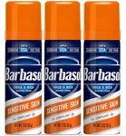 (pack Of 3) Barbasol Shave Cream Sensitive Skin Travel Size 2 Oz New. Price: $10.99.