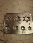 Vintage West Germany Aluminum Star Candy Chocolate Soap Baking Mold Pan (A212) Used. Price: $10.62.