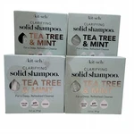 4 Bars Kitsch Solid Shampoo Tea Tree & Mint Clarifying 3.2 Oz Each Vegan New. Price: $39.99.