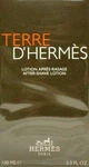Terre D'hermes After Shave Lotion For Men 3.3 Oz / 100 Ml Brand New Item!. Price: $58.99.
