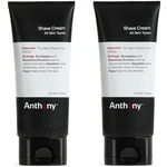 Anthony Sensitive Men Shaving Cream 6OZ 2-PACK Squalane Eucalyptus Spearmint New. Price: $66.00.