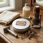 Shaving Soap With Aluminum Case For Men Wet Shave Rich Lather Smooth Clean New. Price: $10.79.
