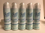 5-PK Gillette Satin Care Shave Gel, Ultra Sensitive, 7 Oz New. Price: $24.99.